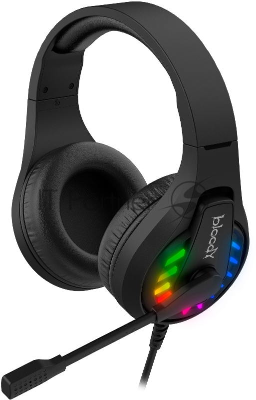 Наушники с микрофоном A4Tech Bloody G230 черный 2м накладные USB оголовье (G230)