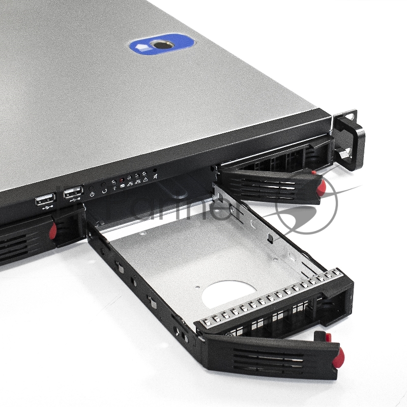 Серверный корпус ExeGate Pro EX288492RUS 1U660-HS04 <RM 19, высота 1U, глубина 660, БП 1U-700ADS, 4xHotSwap, USB>