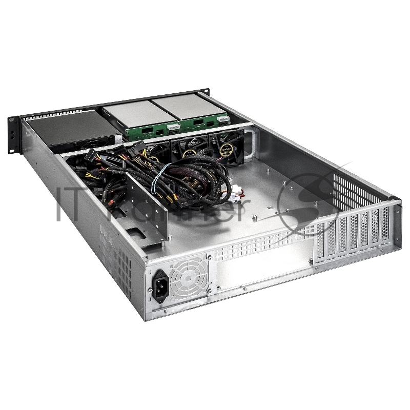 Серверный корпус ExeGate Pro 2U660-HS06 <RM 19, высота 2U, глубина 660, БП 1200ADS, 6xHotSwap, USB>