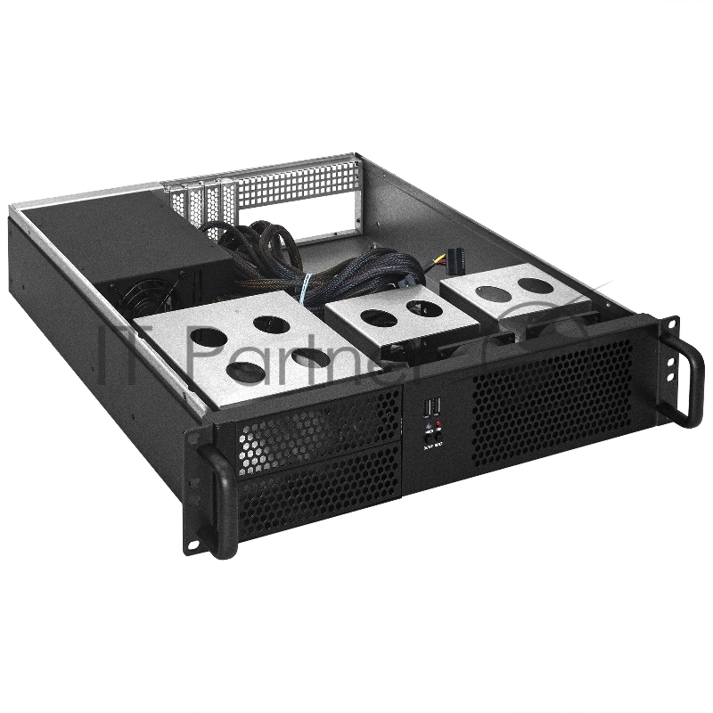 Серверный корпус ExeGate Pro 2U390-04 <RM 19, высота 2U, глубина 390, БП 1000ADS, USB>