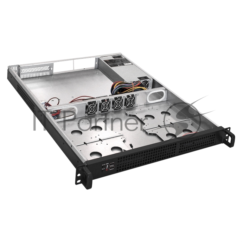 Серверный корпус ExeGate Pro 1U550-04 <RM 19, высота 1U, глубина 550, БП 1U-800ADS, USB>