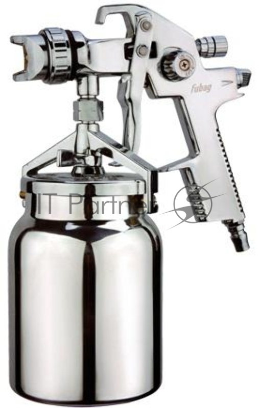 Краскопульт пневматический FUBAG S1000/1.5 HVLP 110142 expert 266л/м 3бар нижний бачок 1л 1.5мм
