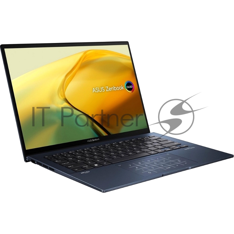 Ноутбук ASUS UX3402ZA-KM067W EVO +Sleeve 14(2880x1800 OLED 16:10)/Intel Core i5 1240P(1.7Ghz)/8192Mb/512PCISSD Iris Xe Graphics/Cam/BT/WiFi/war 1y/1.39kg/Ponder Blue/W11