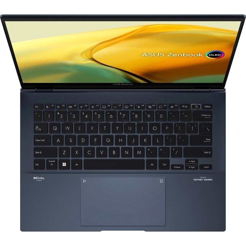 Ноутбук ASUS UX3402ZA-KM067W EVO +Sleeve 14(2880x1800 OLED 16:10)/Intel Core i5 1240P(1.7Ghz)/8192Mb/512PCISSD Iris Xe Graphics/Cam/BT/WiFi/war 1y/1.39kg/Ponder Blue/W11