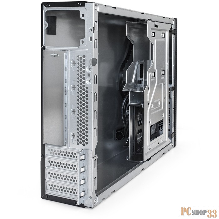 Корпус Desktop ExeGate MI-641-TPS300 (mini-ITX/mATX, БП TPS300 с вент. 8см, 2*USB+2*USB3.0, HD аудио, черный)