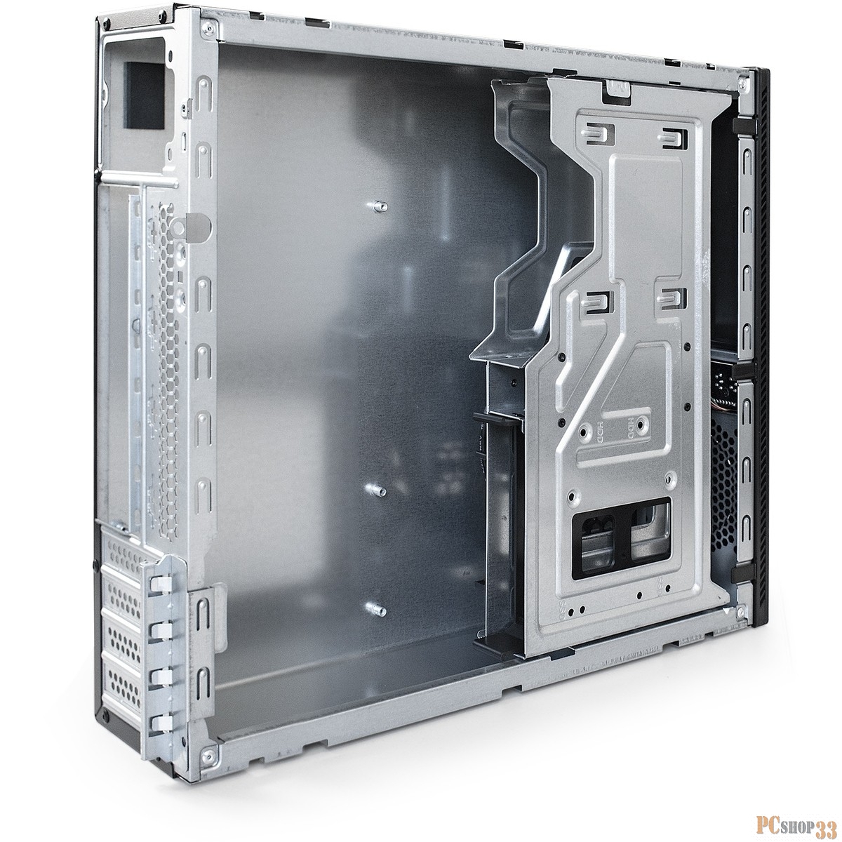 Корпус Desktop ExeGate MI-641-TPS300 (mini-ITX/mATX, БП TPS300 с вент. 8см, 2*USB+2*USB3.0, HD аудио, черный)