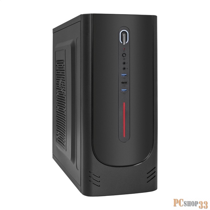 Корпус Miditower ExeGate XP-340U-XP400 (ATX, XP400 с вент. 12см, 1*USB+2*USB3.0, аудио)