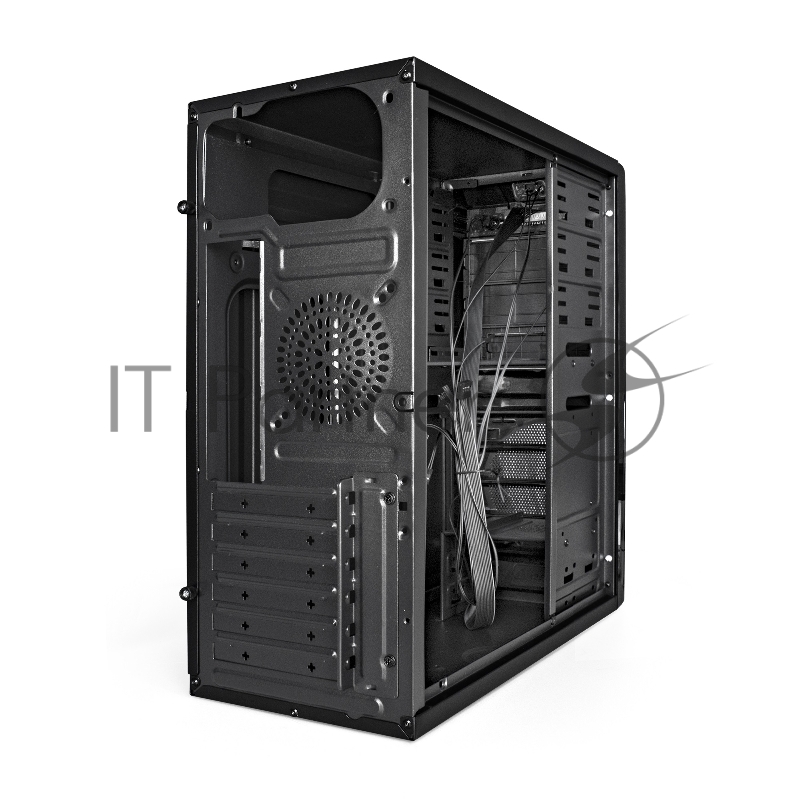 Корпус Miditower ExeGate EX293804RUS XP-329S-XP500 (ATX, БП XP500 с вент. 12см, 2*USB, аудио, черный)