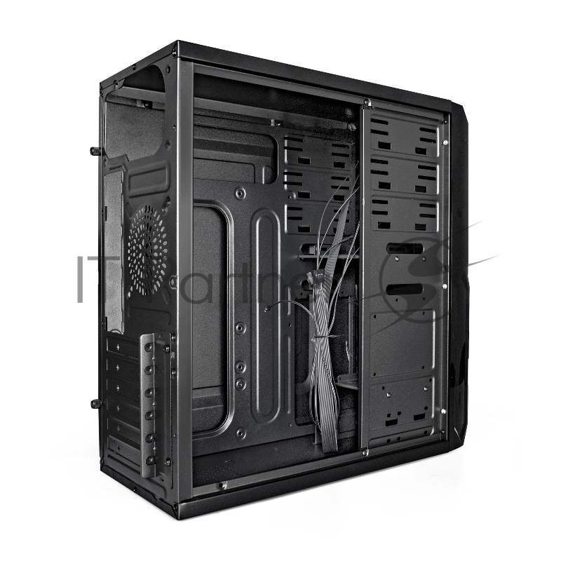 Корпус Miditower ExeGate EX293804RUS XP-329S-XP500 (ATX, БП XP500 с вент. 12см, 2*USB, аудио, черный)