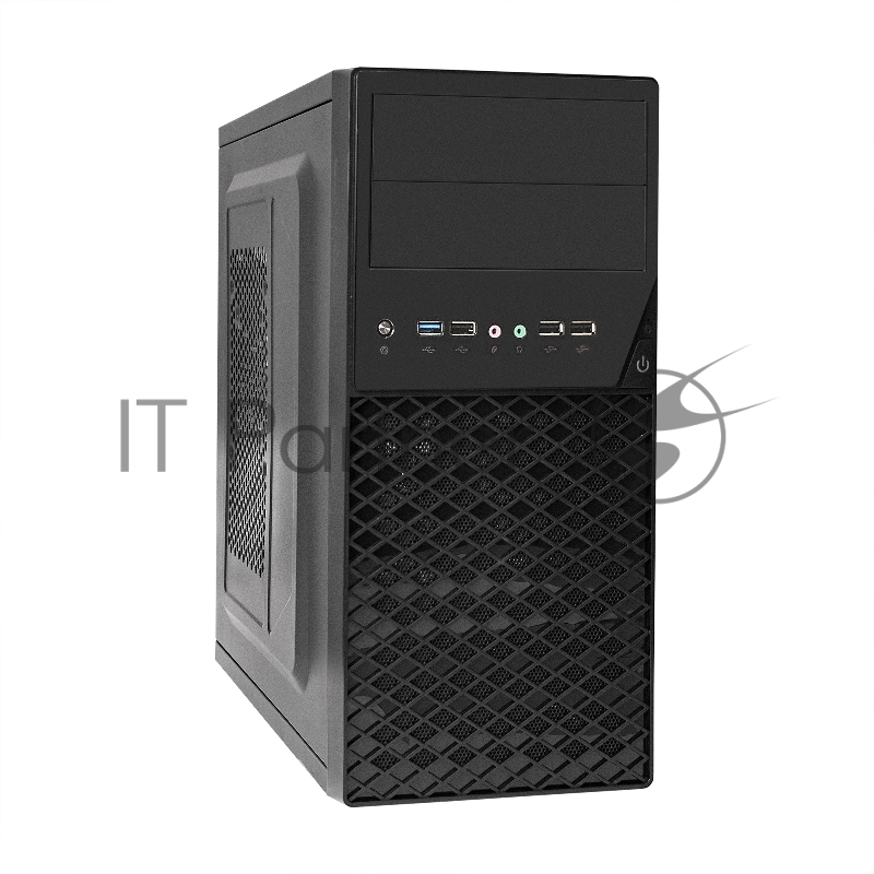 Корпус Minitower ExeGate EX292131RUS QA-413U-XP400 (mATX, БП XP400 с вент. 12см, 3*USB+1*USB3.0, аудио, черный)