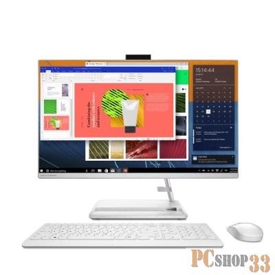 Моноблок Lenovo IdeaCentre AIO 3 27ITL6 27(1920x1080)/Intel Core i7 1165G7(2.8Ghz)/16384Mb/512SSDG GeForce MX450(2048Mb)/BT/WiFi/war 1y/8.77kg/white/DOS + RU kbd, mouse WL