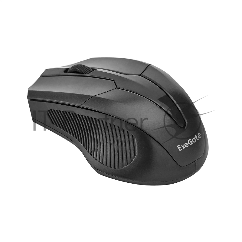 Беспроводная мышь ExeGate Professional Standard SR-9034 (радиоканал 2,4 ГГц, USB, оптическая, 800/1200/1600dpi, 4 кнопки и колесо прокрутки, черная, Color Box)