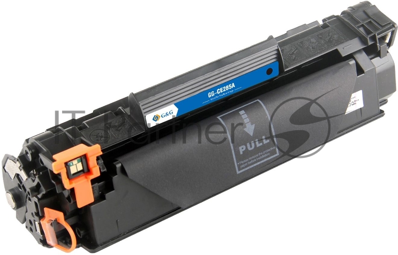 Картридж лазерный G&G GG-CE285A черный (1600стр.) для HP LJ Pro P1102/P1102w/1214nfh/M1132/M12 MFP/M1217nfw MFP