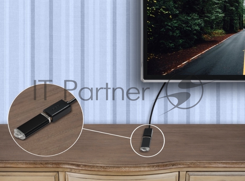 Удлинитель Greenconnect 1.5m USB 2.0, AM/AF, черный, 28/28 AWG, экран, армированный, морозостойкий, GCR-UEC6M-BB2S-1.5m