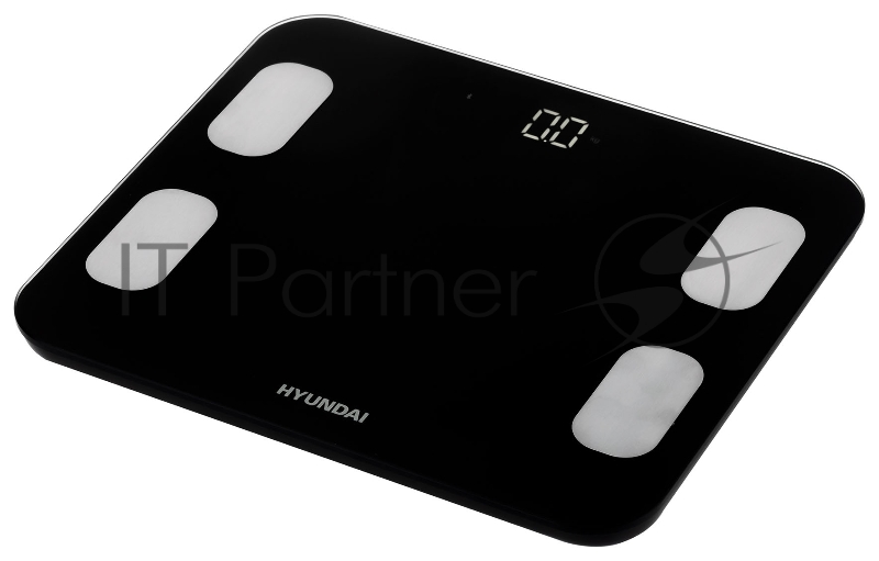 Весы напольные электронные Hyundai H-BS03554 макс.180кг черный