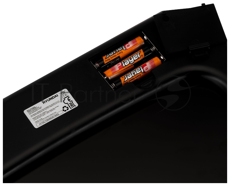 Весы напольные электронные Hyundai H-BS03554 макс.180кг черный