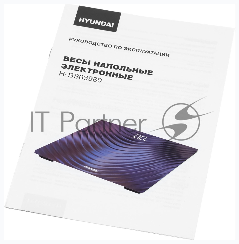 Весы напольные электронные Hyundai H-BS03980 макс.180кг рисунок