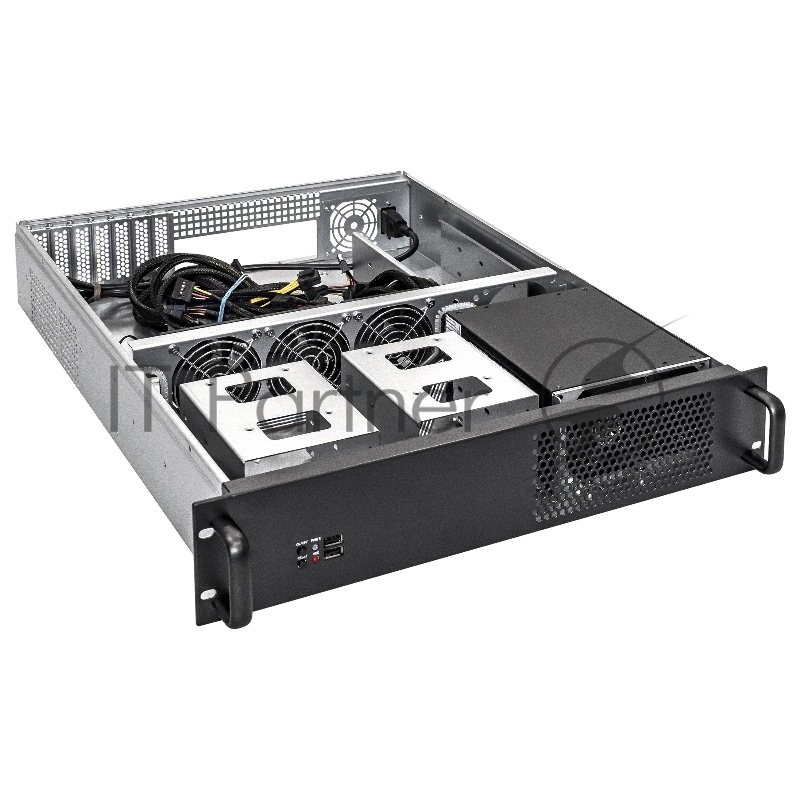 Серверный корпус ExeGate Pro 2U550-08 <RM 19, высота 2U, глубина 550, БП 900ADS, 2*USB>