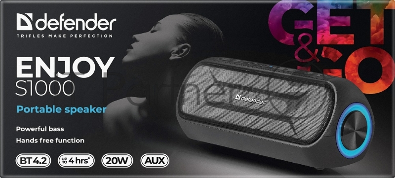 Акустическая система 1.0 ENJOY S1000 BLACK 65688 DEFENDER