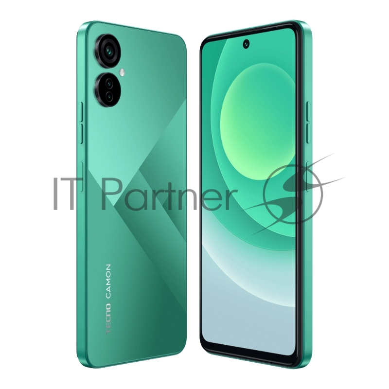 Смартфон Tecno CH6i CAMON 19 Neo 6+128 Dreamland Green, 6.78 Asahi Glass, 20:9, 2460 x 1080 Mpix, 2.05GHz x2 + 2.0GHz x6 , 8 Core, 6GB RAM,128GB, up to 256GB flash, 48Мп+AF+2Мп+QVGA/32Мп, 2Sim, LTE, 4G, BT v5.0, WiFi, GPS/AGPS, Type-C, 4900mAh, Andro