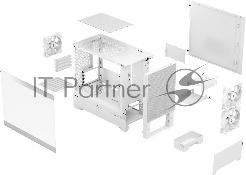 Корпус Fractal Design Pop Mini Air RGB White TG Clear Tint FD-C-POR1M-01