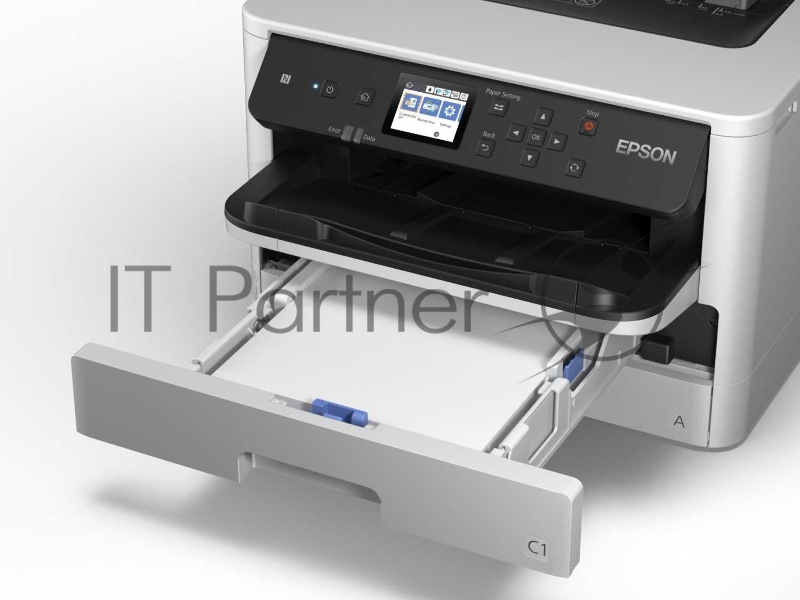 Принтер струйный Epson WorkForce Pro WF-M5298DW (монохромный, А4, печать 1200x2400dpi, 34ppm, 330л.,дуплекс,USB,Ethernet, Wi-Fi,контейнер с чернилами на 2000 стр.)