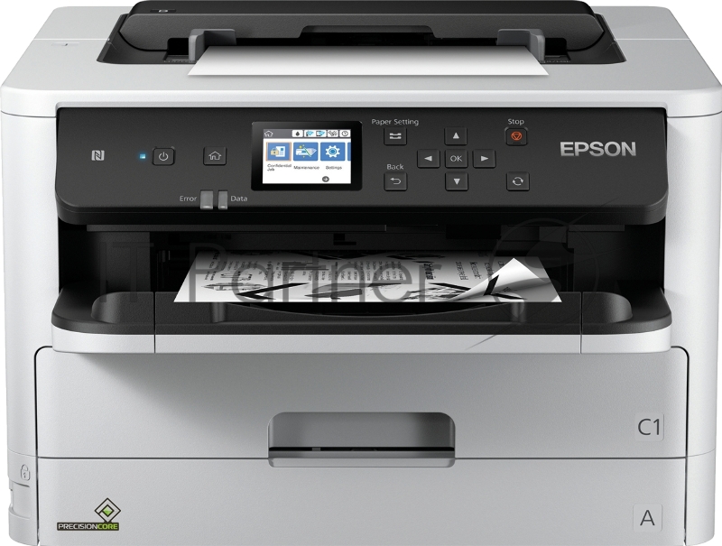 Принтер струйный Epson WorkForce Pro WF-M5298DW (монохромный, А4, печать 1200x2400dpi, 34ppm, 330л.,дуплекс,USB,Ethernet, Wi-Fi,контейнер с чернилами на 2000 стр.)