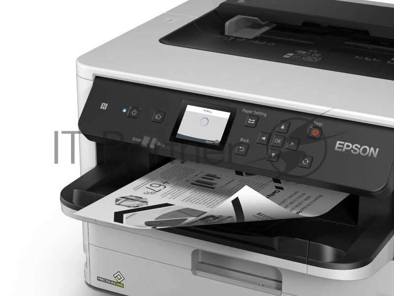 Принтер струйный Epson WorkForce Pro WF-M5298DW (монохромный, А4, печать 1200x2400dpi, 34ppm, 330л.,дуплекс,USB,Ethernet, Wi-Fi,контейнер с чернилами на 2000 стр.)