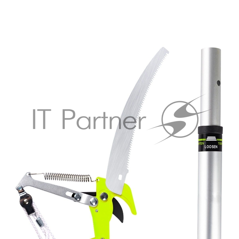 Выдвижная шестопильная пила и секатор Deli DL580512 , 4 шкива, сталь SK5, длина лезвия 290 мм, телескопическая рукоятка