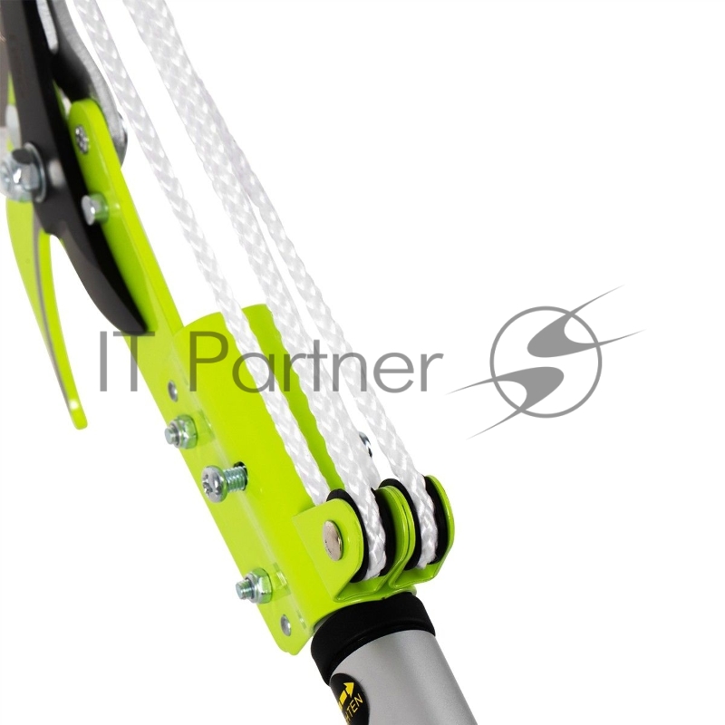 Выдвижная шестопильная пила и секатор Deli DL580512 , 4 шкива, сталь SK5, длина лезвия 290 мм, телескопическая рукоятка