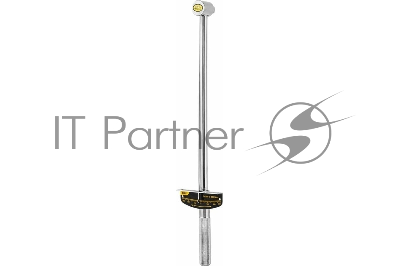 Динамометрический ключ Deli DL300 0-300Нм, 1/2, длина 480мм, головка Cr-V, противоскользящая рукоятка