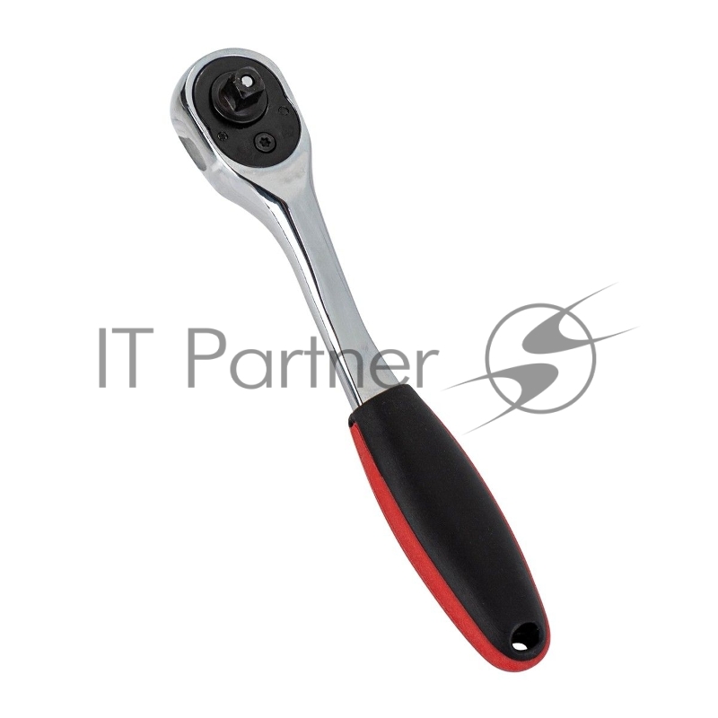 Ключ-трещотка Deli DL2324 1/4 150 мм. Двухкомпонентная трещотка, 72T (зубья), шестерня Cr-Mo, быстросъемная