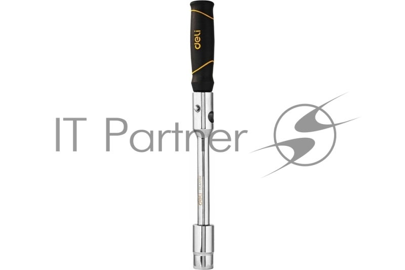 Крестообразный балонный гаечный ключ Deli DL4416K 1/2 17/19мм + 21/23мм Материал Cr-V, противоскользящая ручка, сумка на молнии