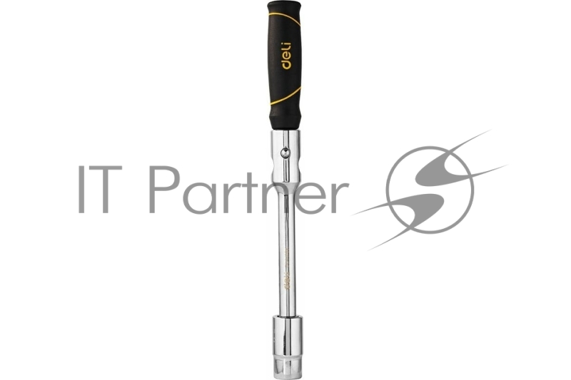 Крестообразный балонный гаечный ключ Deli DL4416K 1/2 17/19мм + 21/23мм Материал Cr-V, противоскользящая ручка, сумка на молнии