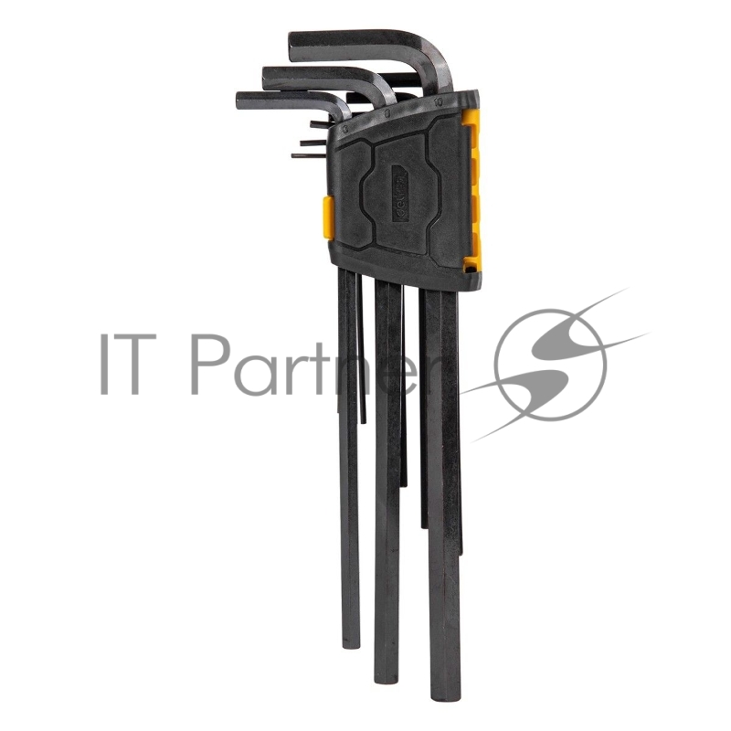 Набор шестигранных ключей сверхдлинных Deli DL231309H 9 шт Материал CR-V. Спецификация: 1,5,2,2,5,3,4,5,6,8,10мм, пластиковый держатель