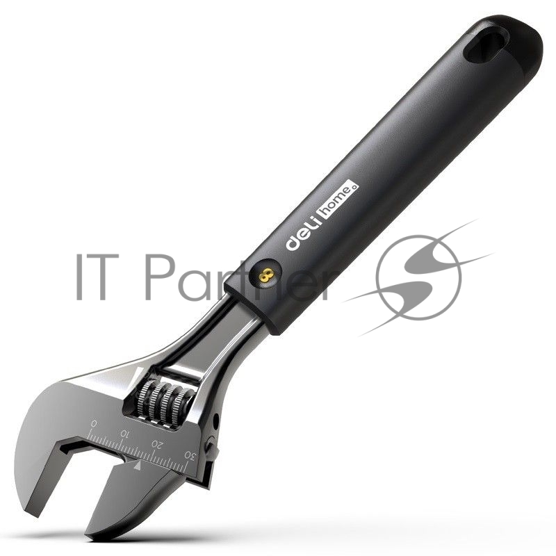 Разводной ключ Home Series Deli HT1508 8 200мм, Эксклюзивный дизайн, Рукоятка - высококачественный софттач пластик