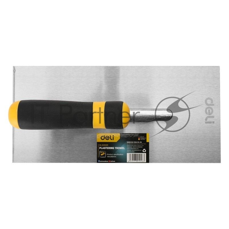 Кельма штукатурная прямоугольная Deli DL509311 280х130мм