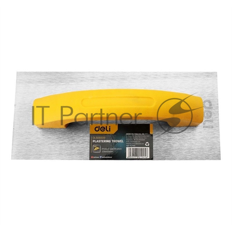 Кельма штукатурная прямоугольная Deli DL509309 230х100мм