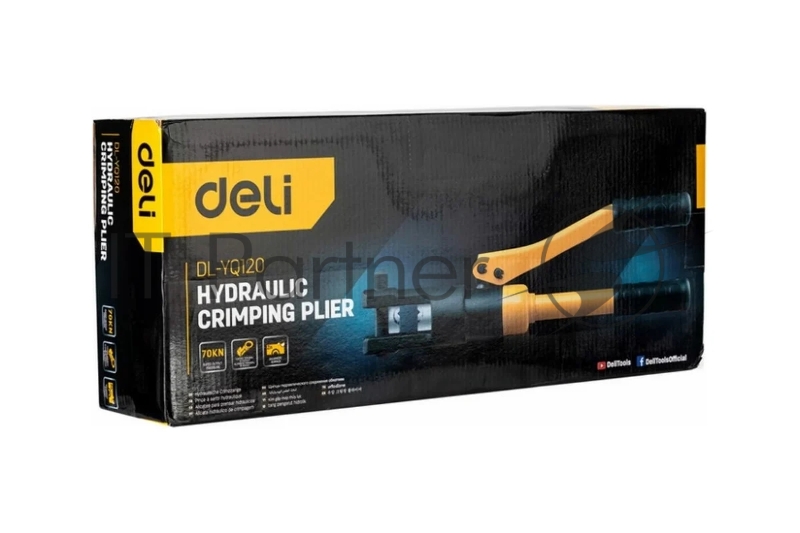Ручной пресс (кримпер) гидравлический Deli DL-YQ120