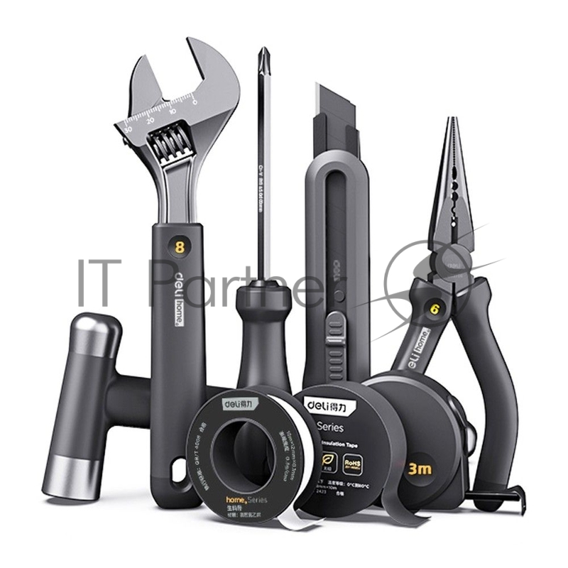 Набор ручного инструмента Home Series Deli HT0008 8 предметов