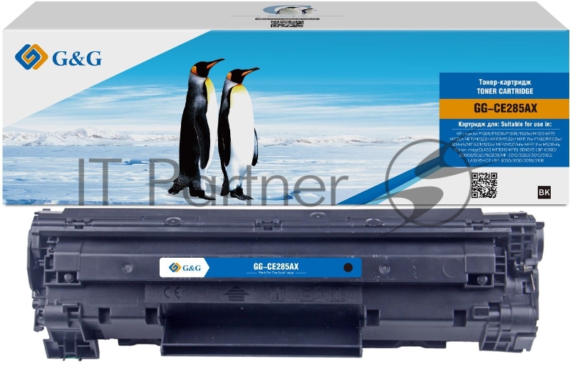 Картридж лазерный G&G GG-CE285AX черный (3000стр.) для HP LJ P1005/P1006/P1505/1505n/M1120M