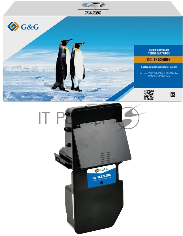 Картридж лазерный G&G GG-TK5240BK черный (4000стр.) для Kyocera ECOSYS P5026cdn/P5026cdwECOSYS M5526cdn/M5526cdw