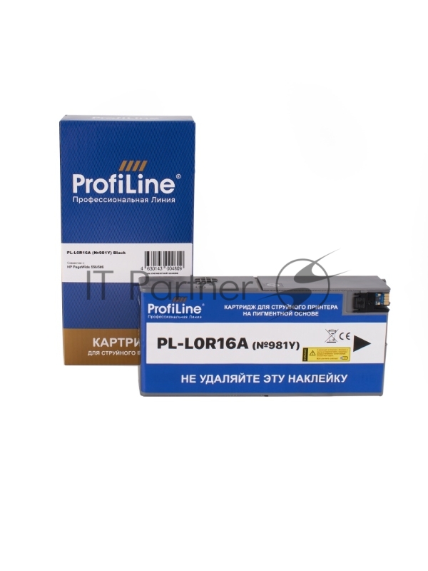 Струйный картридж PL-L0R16A (№981Y) для принтеров HP PageWide 556/586 с чернилами на пигментной основе Black 343,5 мл ProfiLine
