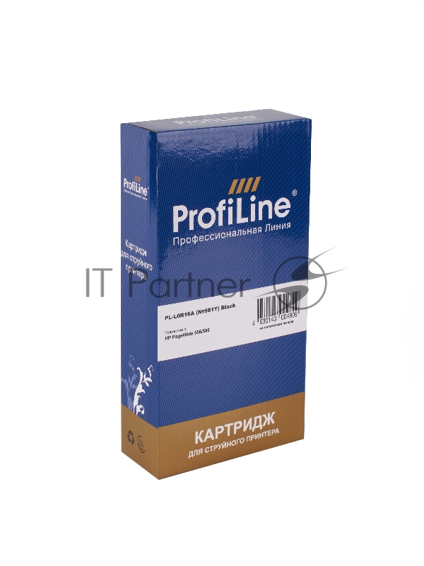 Струйный картридж PL-L0R16A (№981Y) для принтеров HP PageWide 556/586 с чернилами на пигментной основе Black 343,5 мл ProfiLine