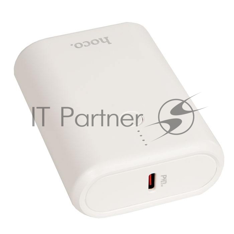 Внешний аккумулятор HOCO Q3 Mayflower быстрая зарядка QC3.0, PD20, USB-A 18W (10000mAh), белый
