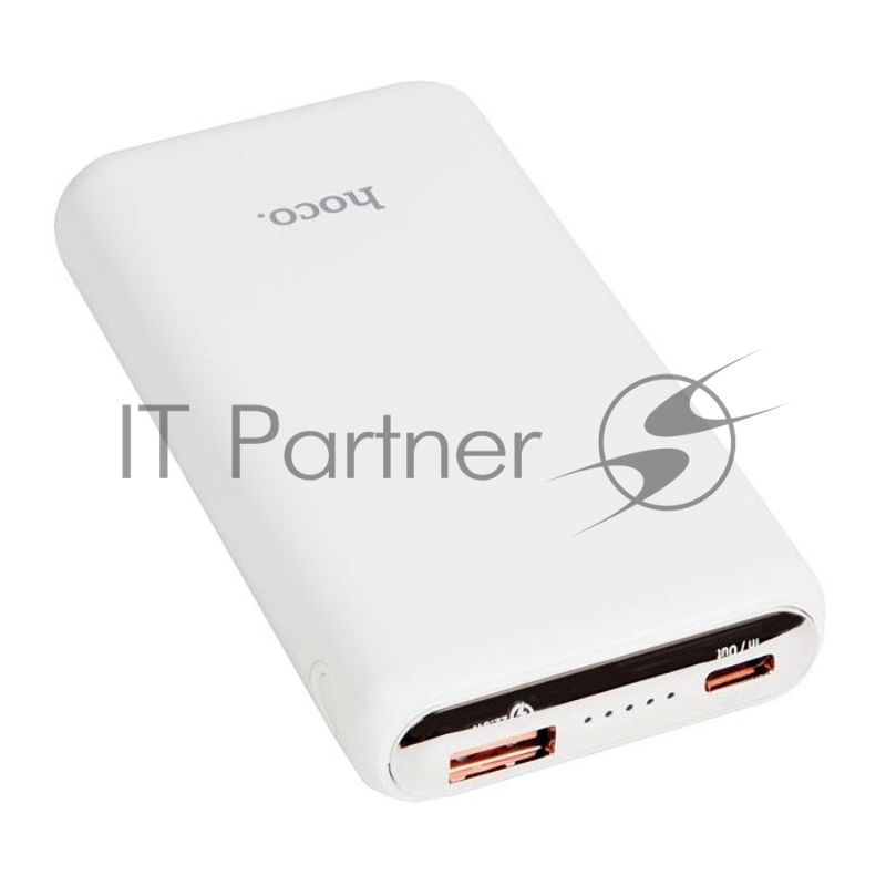 Внешний аккумулятор HOCO Q1 Kraft быстрая зарядка QC3.0, PD20, USB-A 22,5W (10000mAh), белый