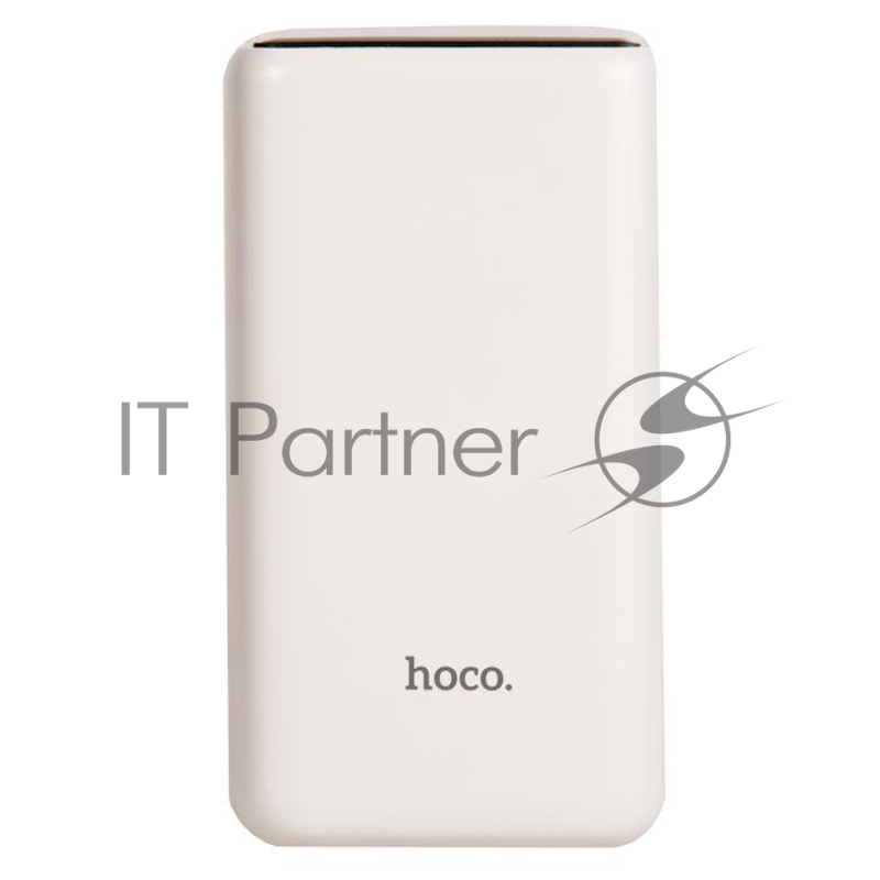 Внешний аккумулятор HOCO Q1A Kraft быстрая зарядка QC3.0, PD20, USB-A 22,5W (20000mAh), белый