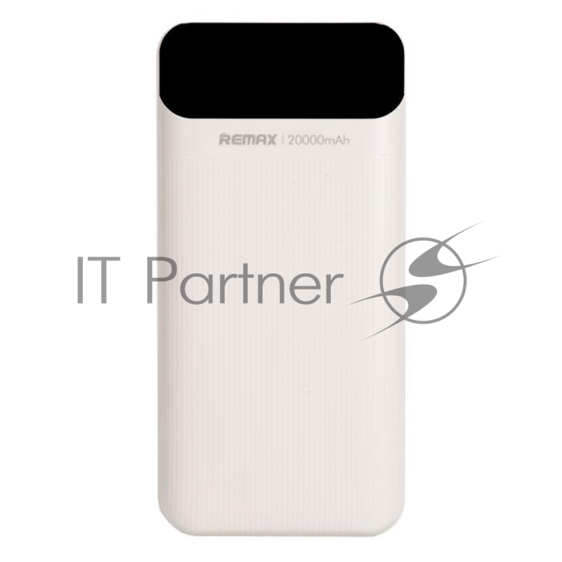 Внешний аккумулятор REMAX RPP-102 Lesu Series Cabled Power Bank, 2.0A, (20000mAh), белый