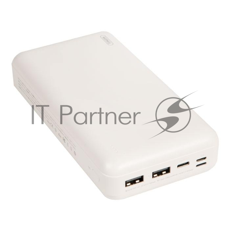 Внешний аккумулятор REMAX RPP-167 Lango Power Bank, 2.1A, (30000mAh), белый
