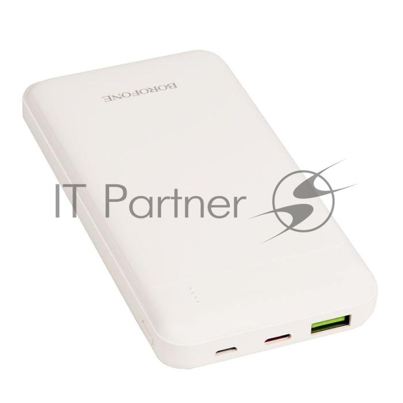 Внешний аккумулятор BOROFONE BJ19 Incredible быстрая зарядка PD20W (10000mAh), белый